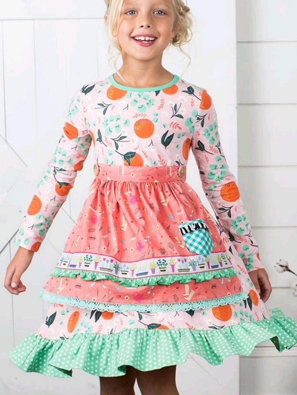 Matilda Jane Joanna Gaines Once Upon A Time Sweet Clementine Dress Size 2